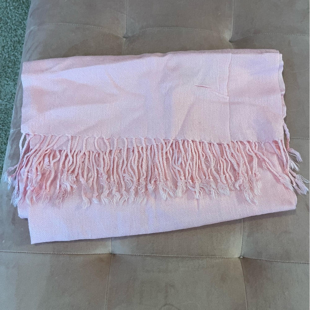 Light Pink Pashmina Scarf Wrap